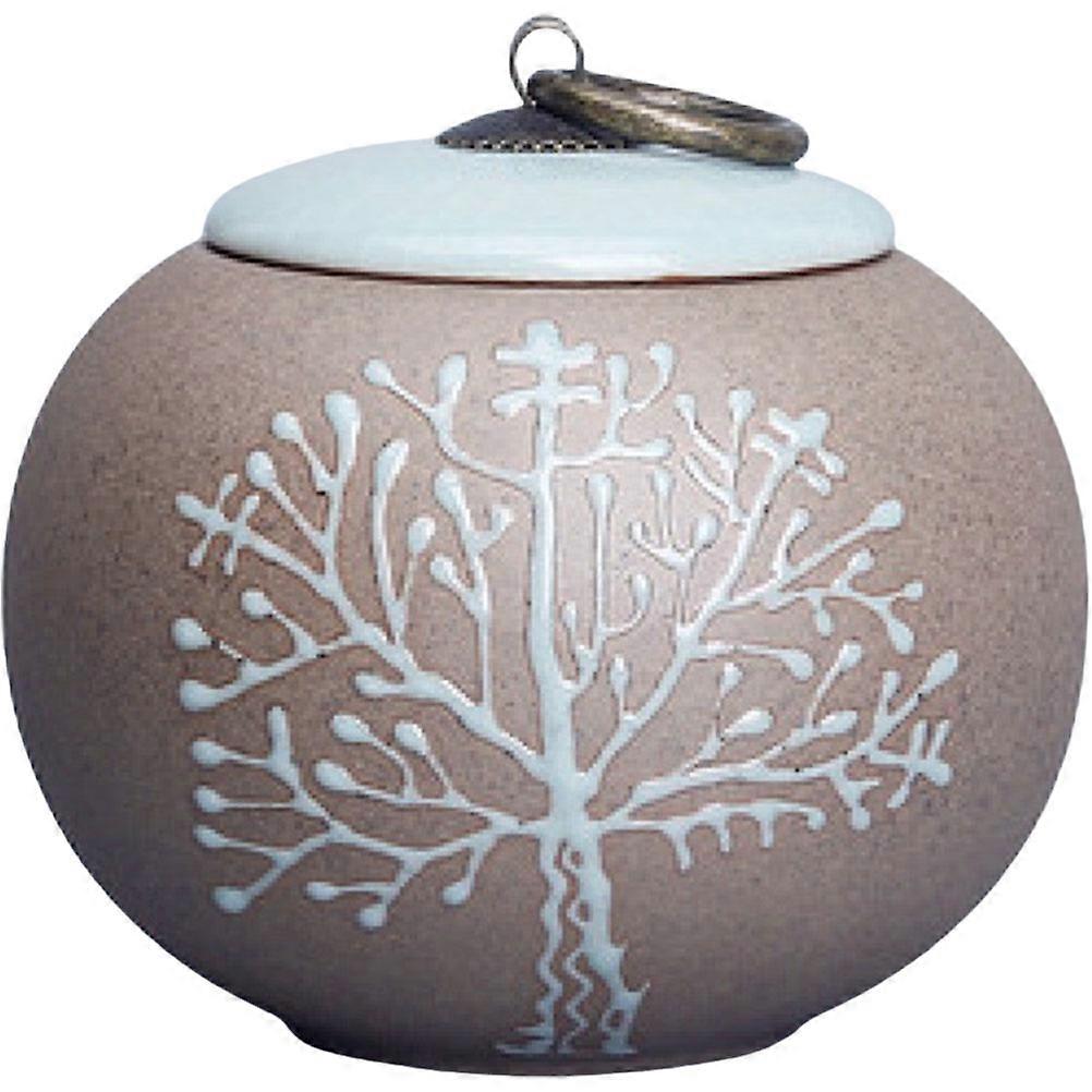 Loose Tea Container Ceramic Candy Jar for Kitchen Use with Lid