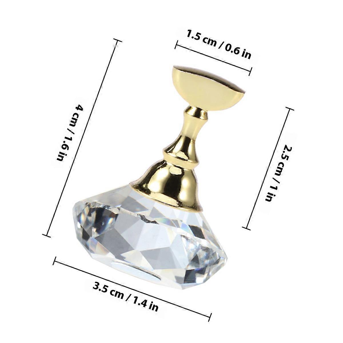 Nail Art Display Shelf Alloy False Nail Tips Holder for