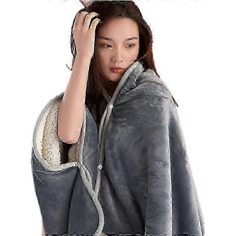 2025 Winter Heavy Thick Hooded Blanket,Soft Throw Blanket