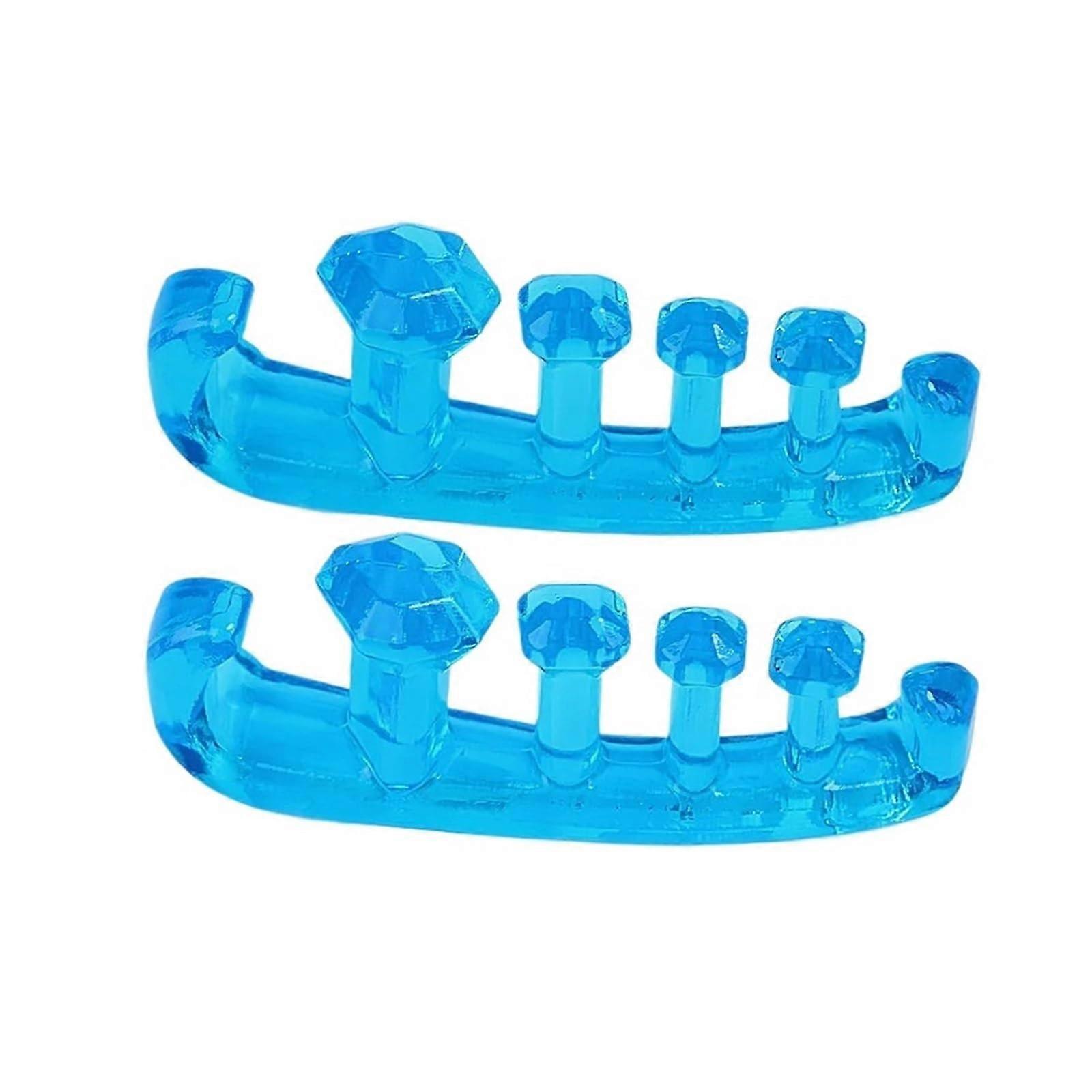 Gel Toe Separator Size L for Bunions and Overlapping Toes, Soft Spacer with Toe Alignment Support