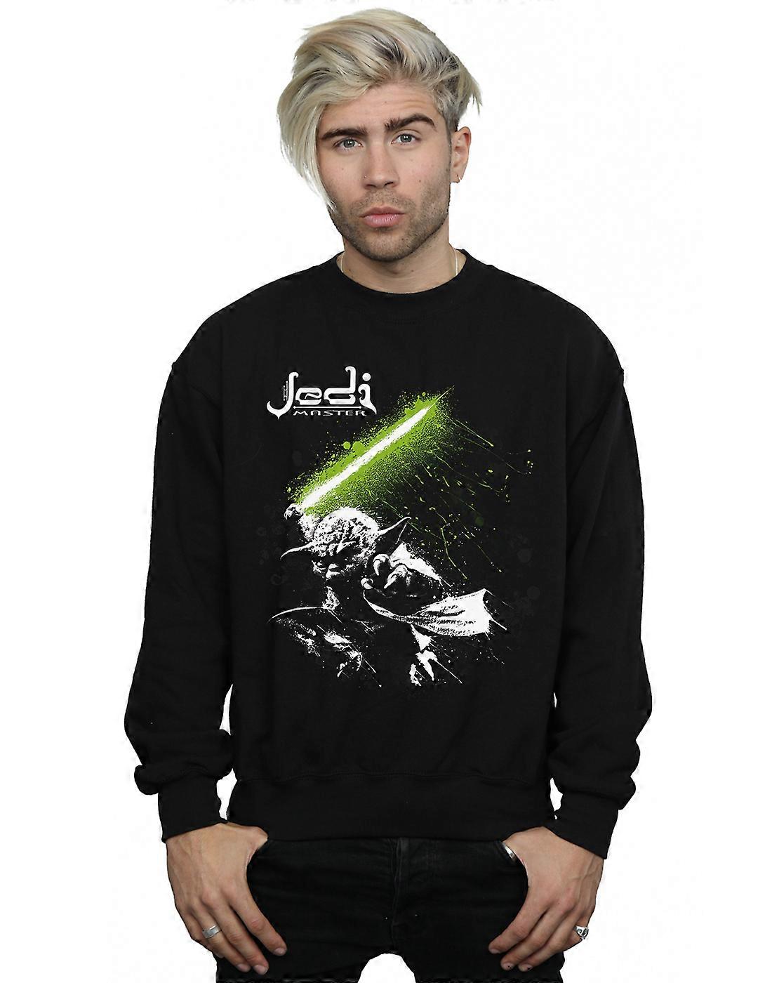 스타워즈 남성용 요다 제다이 마스터 스웨트셔츠