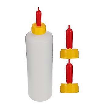 Lammmilchflasche, Kunststoff-Fütterungsbecher zum Füttern von Zicklein, 1 Set, Zubehör