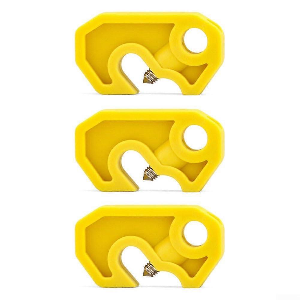 Circuit Breaker Lockout Kit OSHA Compliant Safety, MultiPole Compatible, Durable Polypropylene 3Pack