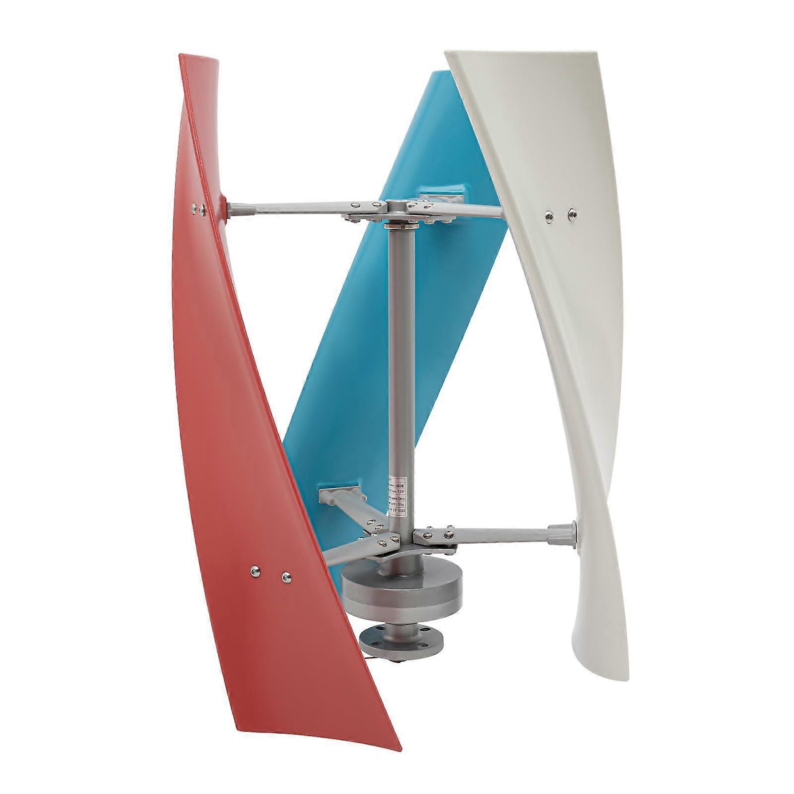 400W Vertical Axis Wind Turbine Generator with Controller for Home Use, Low Noise, IP67 Weatherproof