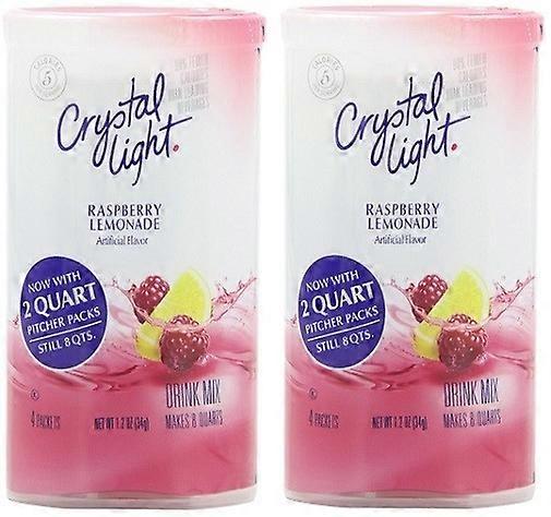Crystal Light Raspberry Lemonade Drink Mix Pitcher förpackningar 2 Pack