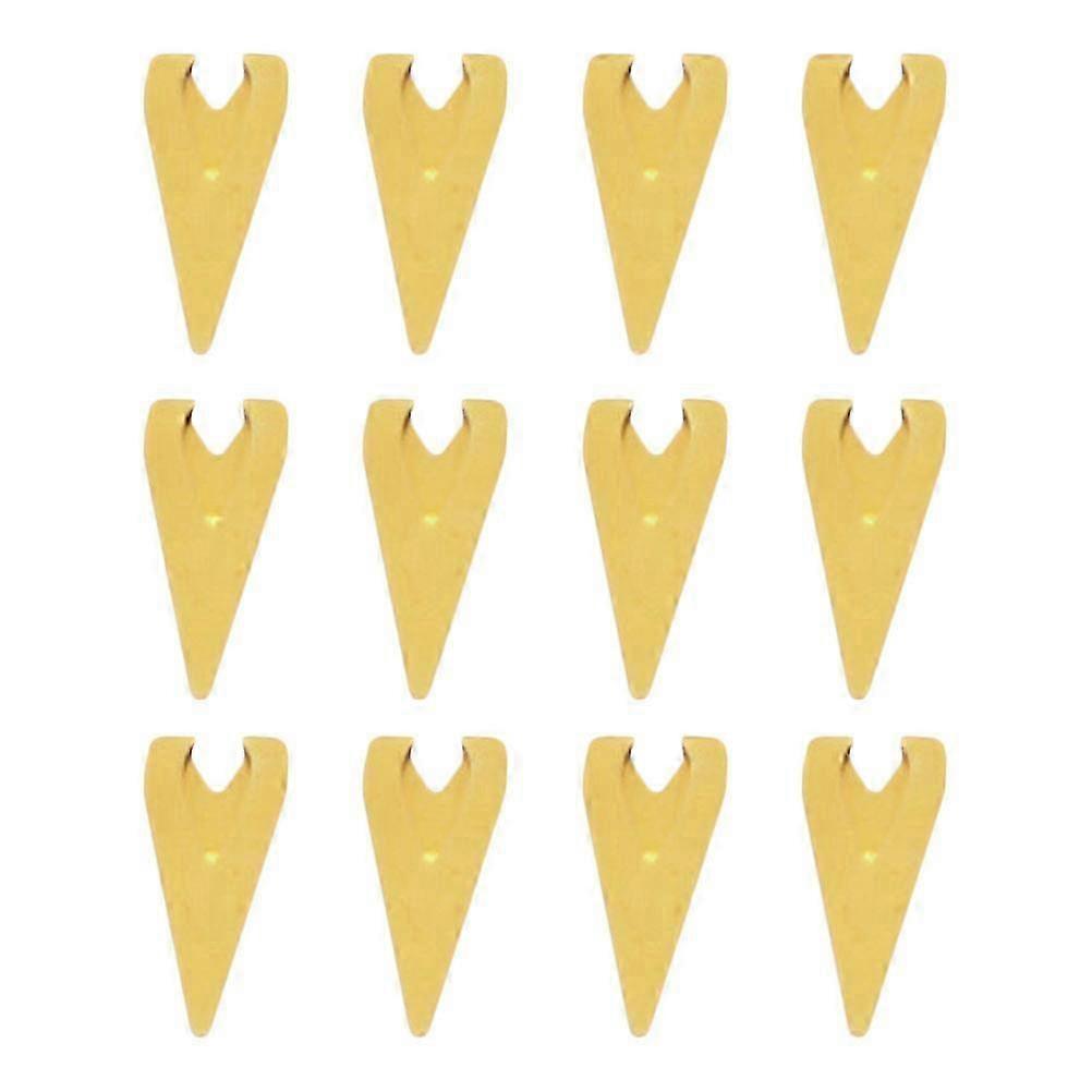 Retro Label Clips Labeling Note-taking Students 2.5X1CM Stainless Steel 12Set