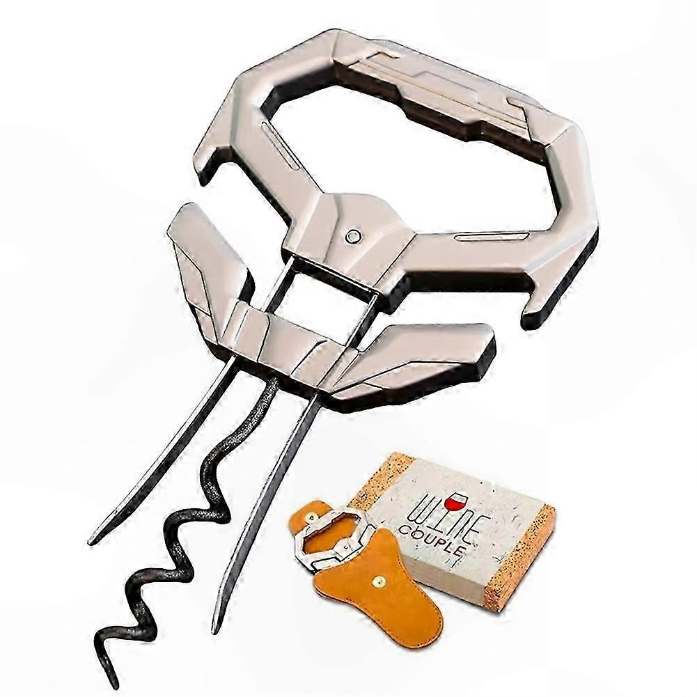 Two-Prong Cork Extractor for Delicate and Aged Wine Bottles