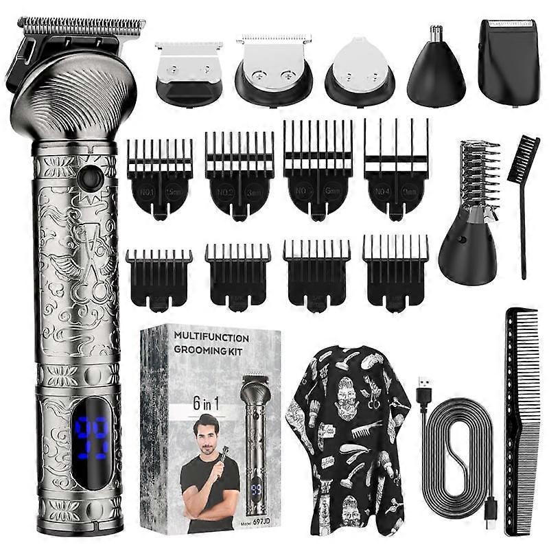 Hair Trimmer Res697 Silver Multifunctional and cost-effective