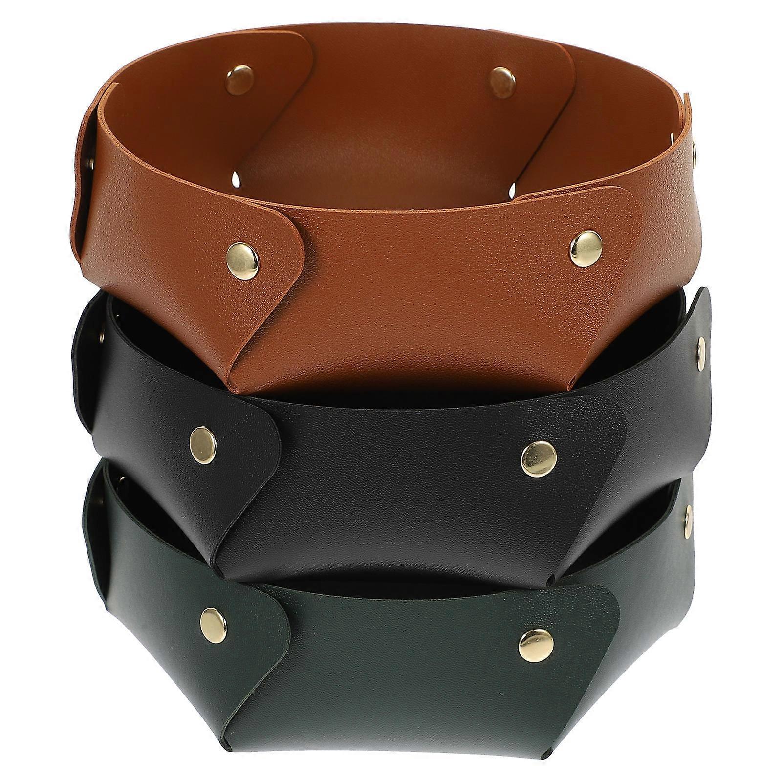 Desktop Tray Multi Function Coin Tray for Home Office with 6Pcs