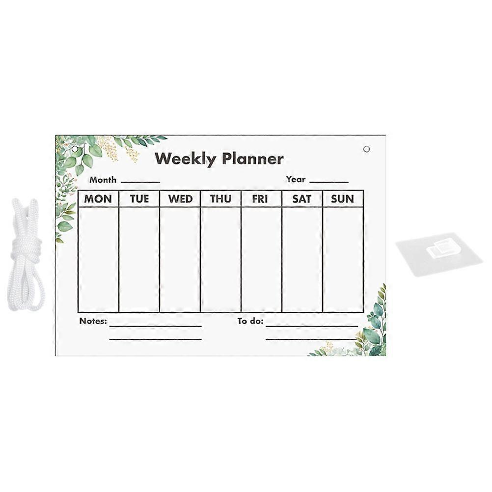 Acrylic Memo Board Hanging Writing Board for Office Supply 5Sets
