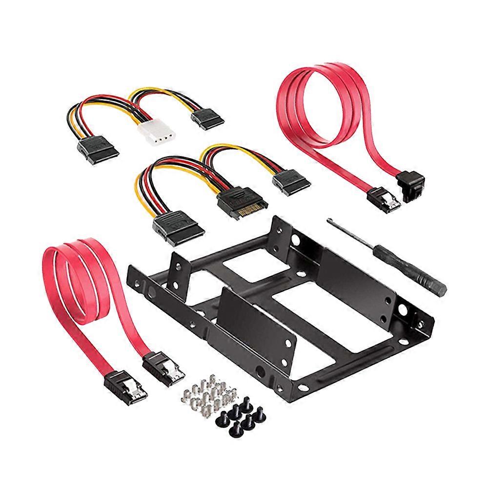 Hard Disk Support Cable Set for Laptop 1Pcs 2.5 to 3.5 Inch Double Disk SSD