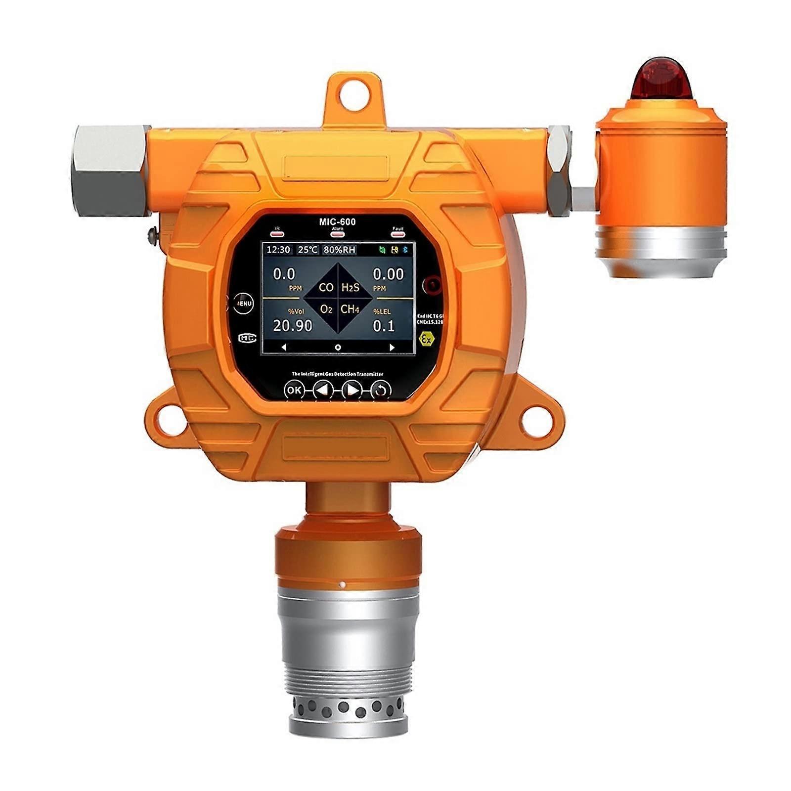 Gas Detector Fixed SO2 0100ppm with LCD Display  Sensitivity and ColorCoded Indicator