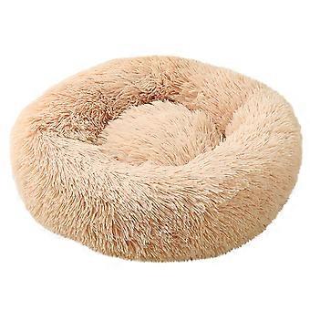 19,68 x 7,87 inch comfortabel rond hondenbed voor kleine honden met opstaande rand - PV-materiaal