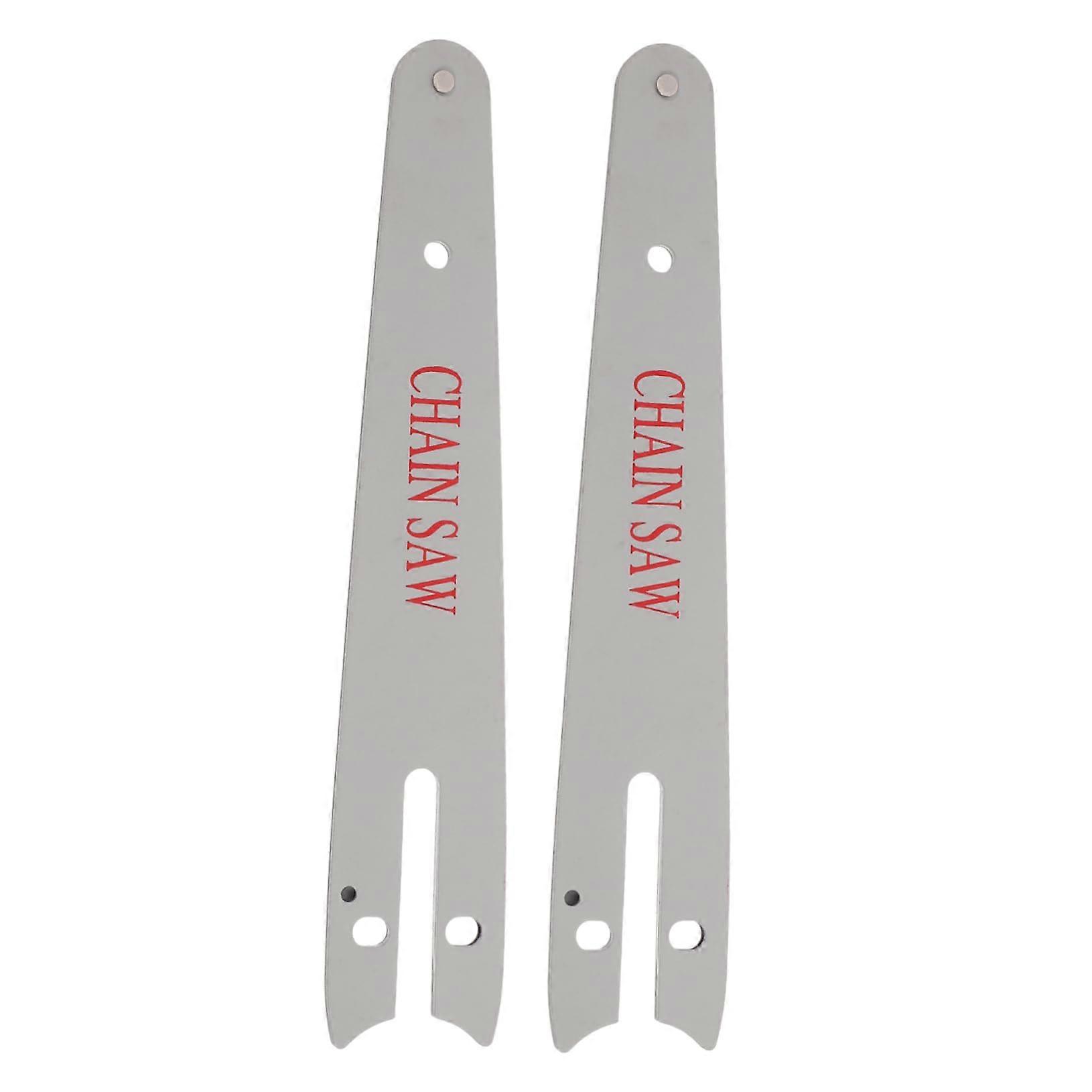 2 Pack Replacement Chainsaw Guide Bar for Wood Cutting Restores Performance Easy Install