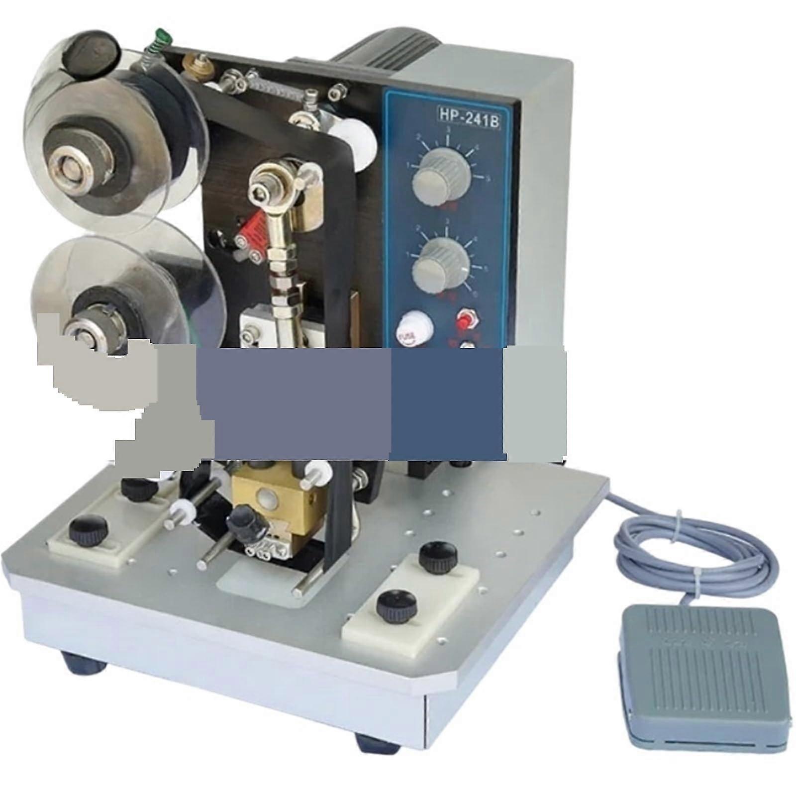 Hot Stamp Coding Machine with Smudgeproof Ribbon Printing for Clear Expiry Date and Batch Numbers
