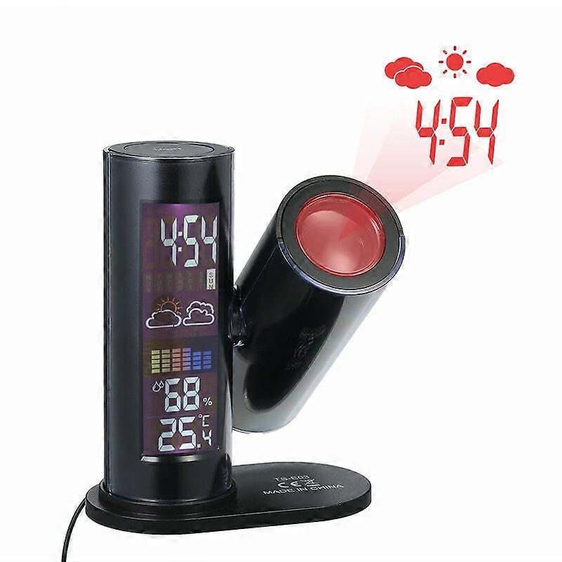Creative multifunctional projection clock home digital alarm clock
