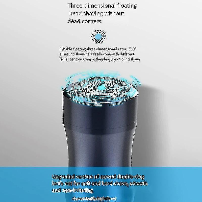 Portable Razor Electric Shaver Rechargeable(silver