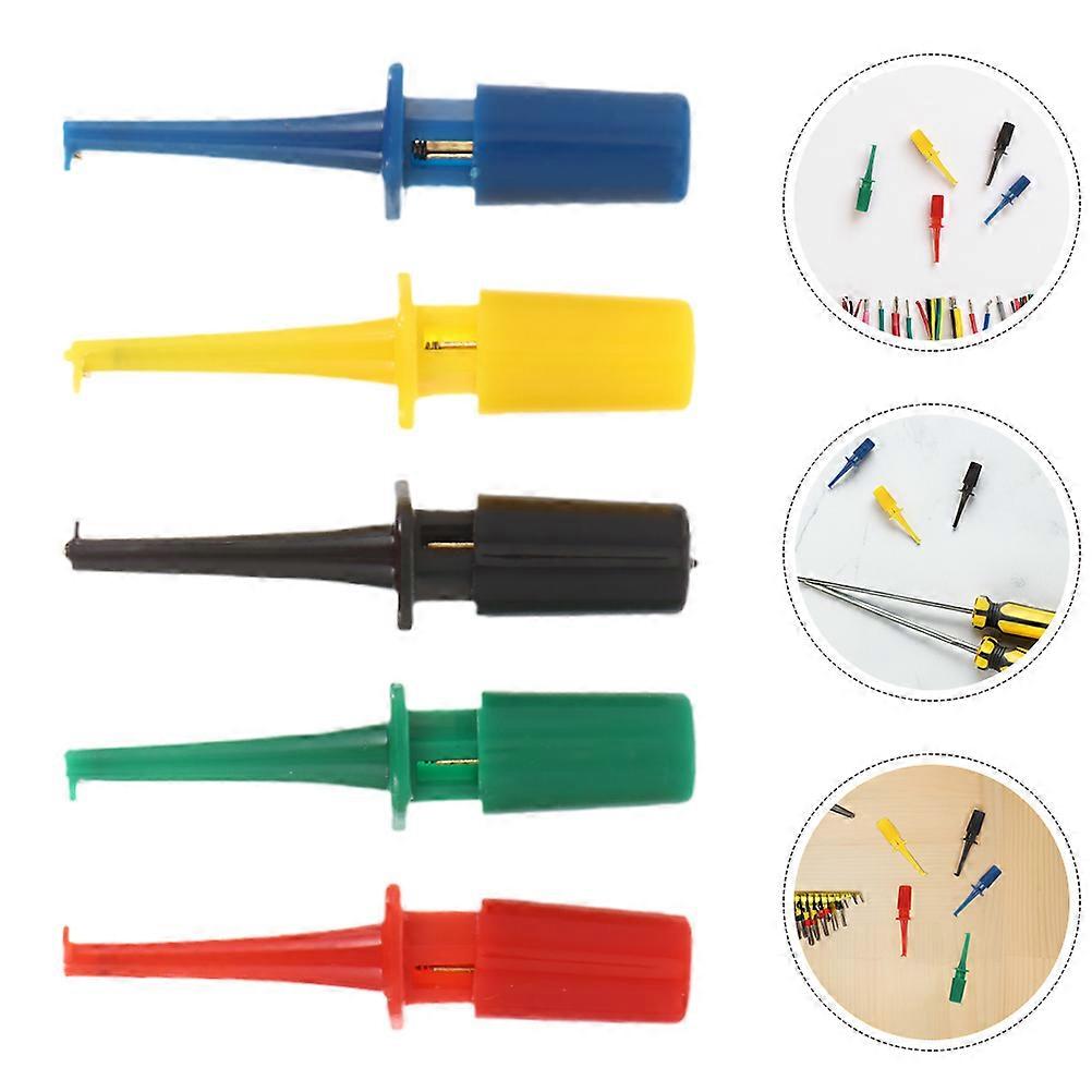 Multimeter Probe Kit for Electronic Testing 100Pcs Test Hook Clips with Spring