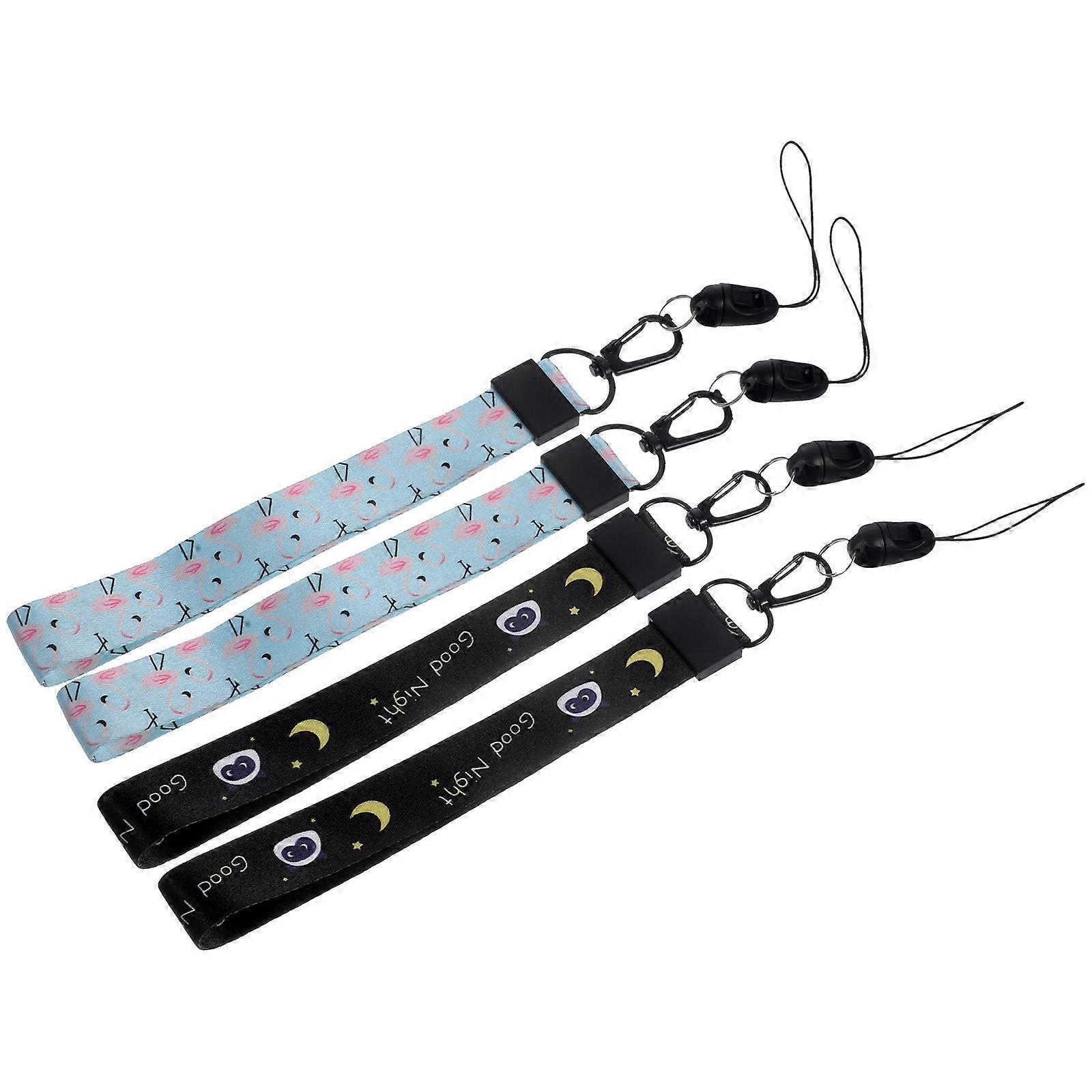 Keychain Wrist Strap for Hanging Things Lightweight Nylon 4Pcs Pack