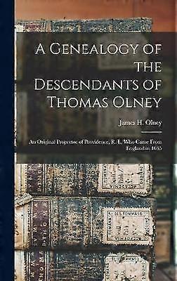 Thomas Olney leszármazottainak genealógiája