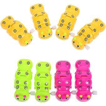 8Pcs Aufziehbares Raupenspielzeug Kinder Pädagogisches Spielzeug (zufällige Farbe)