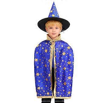 1kpl Halloween viiden tähden Cosplay Cloak Party Creative Cape Performance -asu