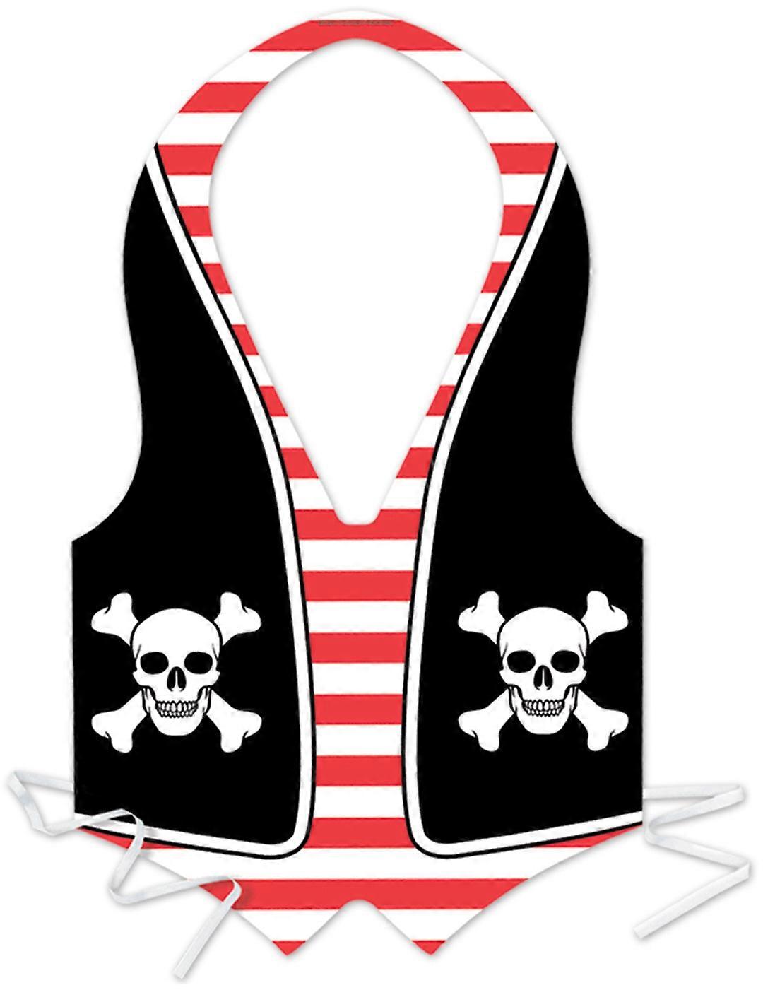 Pirate-man plastic apron