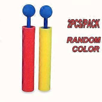 Stretchable Foam Water Gun Set, 2 Pcs Mini Squirt Guns for Outdoor Beach Pool Summer Fun, Random Colors