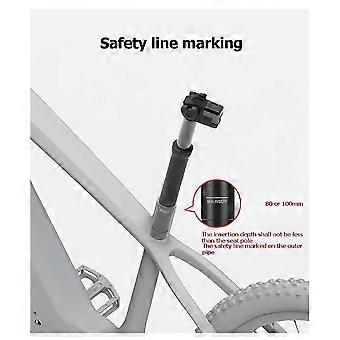 Reggisella telescopico wireless per bicicletta, impermeabile IP67, ricaricabile, sollevamento automatico, escursione 125 mm, reggisella elettrico intelligente 34.9