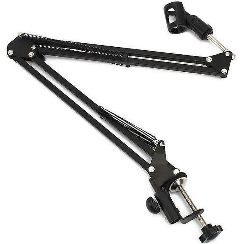 Foldable Microphone Holder Arm Clamp Hanging Studio Mic Stand