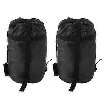 2-Pack Sleeping Bag Compression Storage Bags, Oxford Fabric, with Carry Handle for Camping, Hiking, Travel