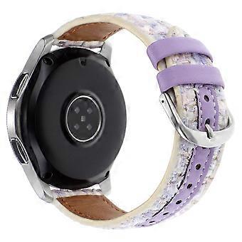 Voor Huawei Watch GT 5 46 mm / Watch 4 / 4 Pro vervangende band 22 mm wollen + PU horlogeband
