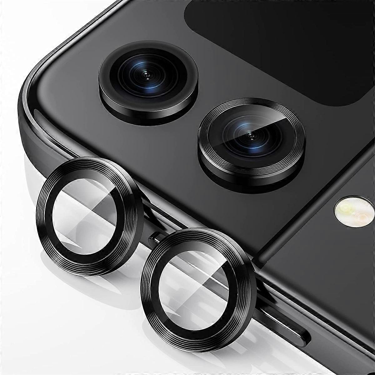 For Samsung Galaxy Z Flip5 5G Protective Glass Camera Lens Tempered Glass H9 Black