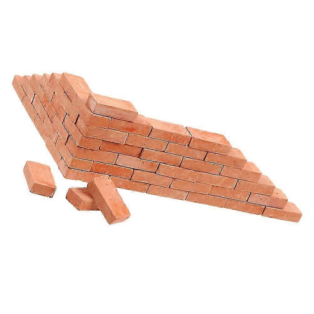 Mini Bricks Clay Bricks for Model Building 60Pcs for Sand Table Landscaping