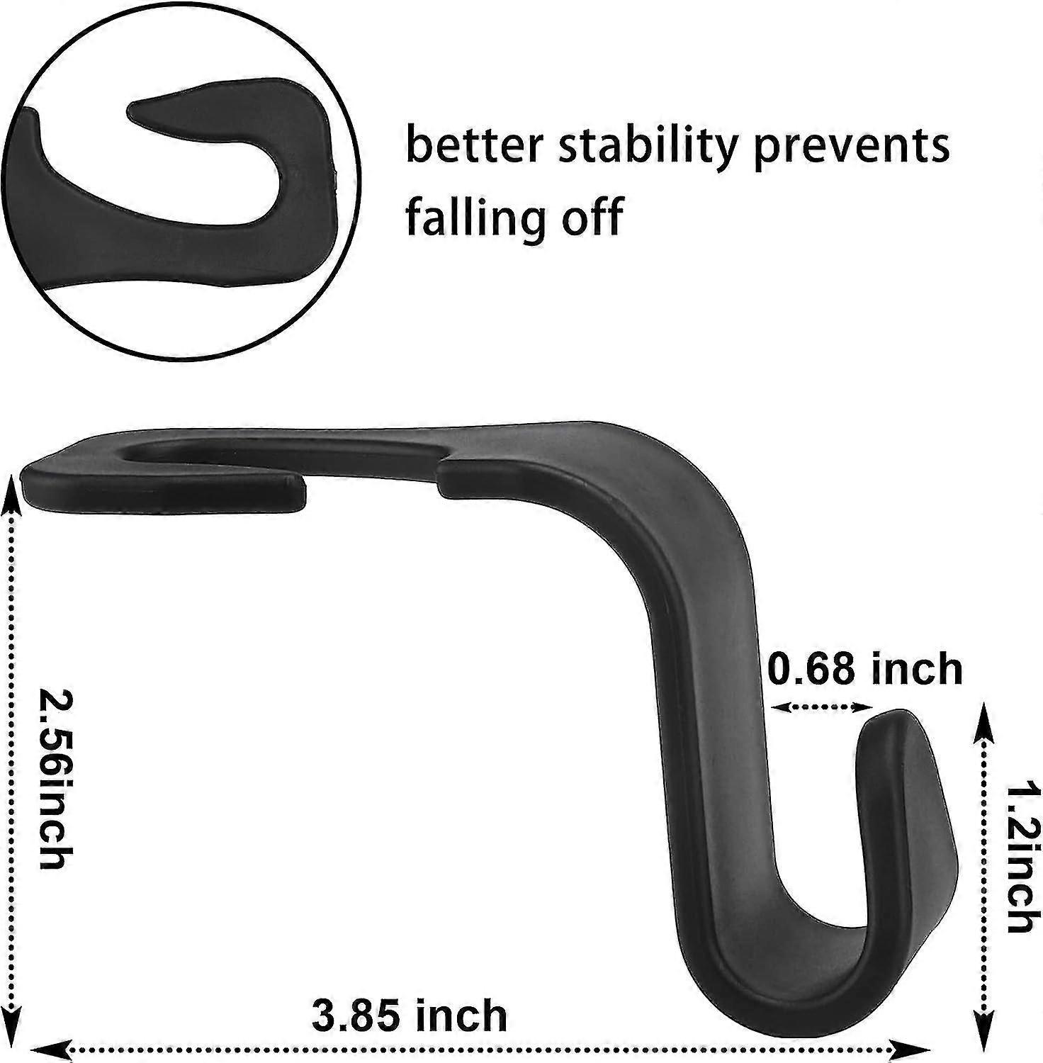 Car Seat Headrest Hooks, 4-pack