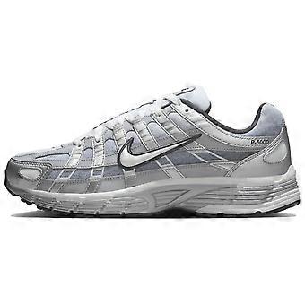 Nike P 6000 Textile, Leather Abrasion Resistant Casual Running Shoes Men's Silver Gray IH4465-095