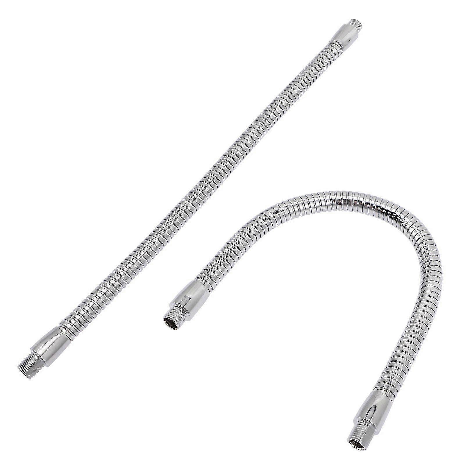 2pcs Flex Arm Replacement Iron Gooseneck Stand Thread Flexible Light Pole