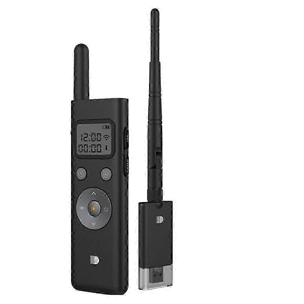 Wireless Powerpoint Presentation Pointer Clicker Presenter LCD Display Green Light RF Remote Contro