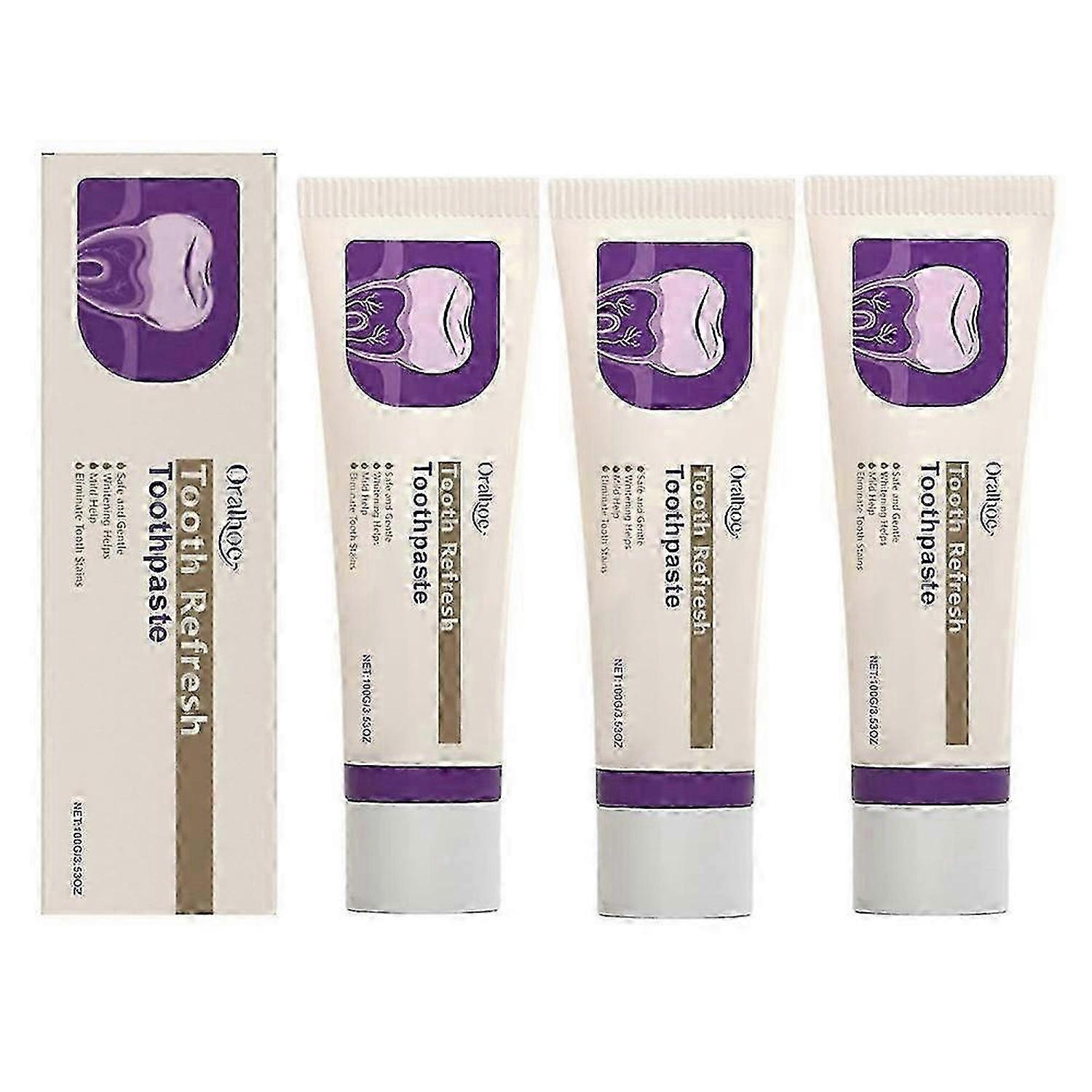 1-3X Nature Tooth Refresh Toothpaste, Hydroxyapatite Toothpaste for Sensitive Teeth