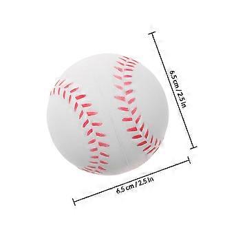 6 stks Pu Schuim Honkballen Voor Kinderen Indoor Training Set Voor Beginners Honkbal Oefen Honkballen Training Honkbal Sport Training Ballen