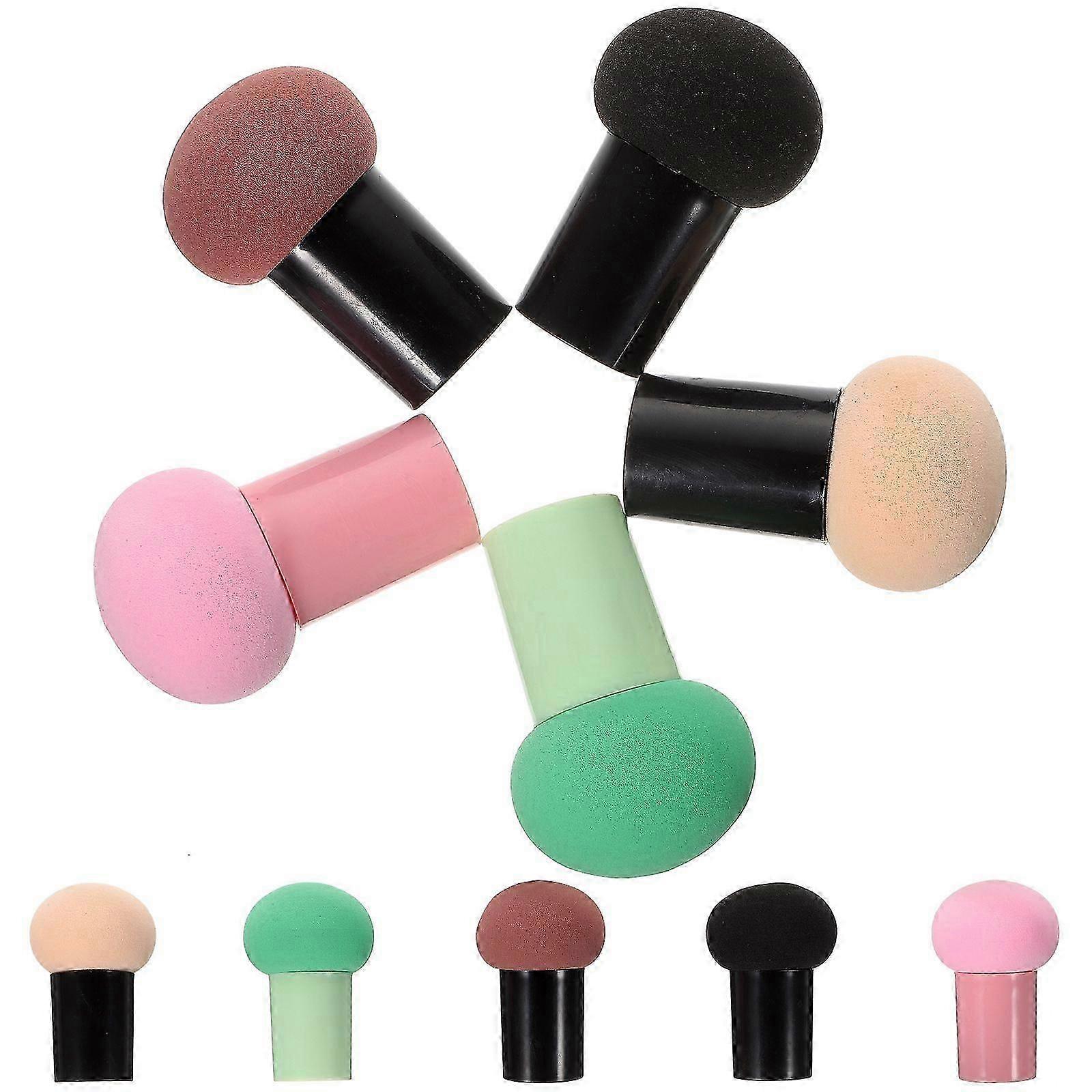 10Pcs Mushroom Makeup Sponge Puff Beauty Tool Set