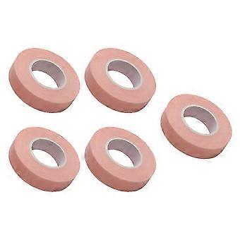 Ruban isolant pour extensions de cils, en tissu non tissé, 5 rouleaux