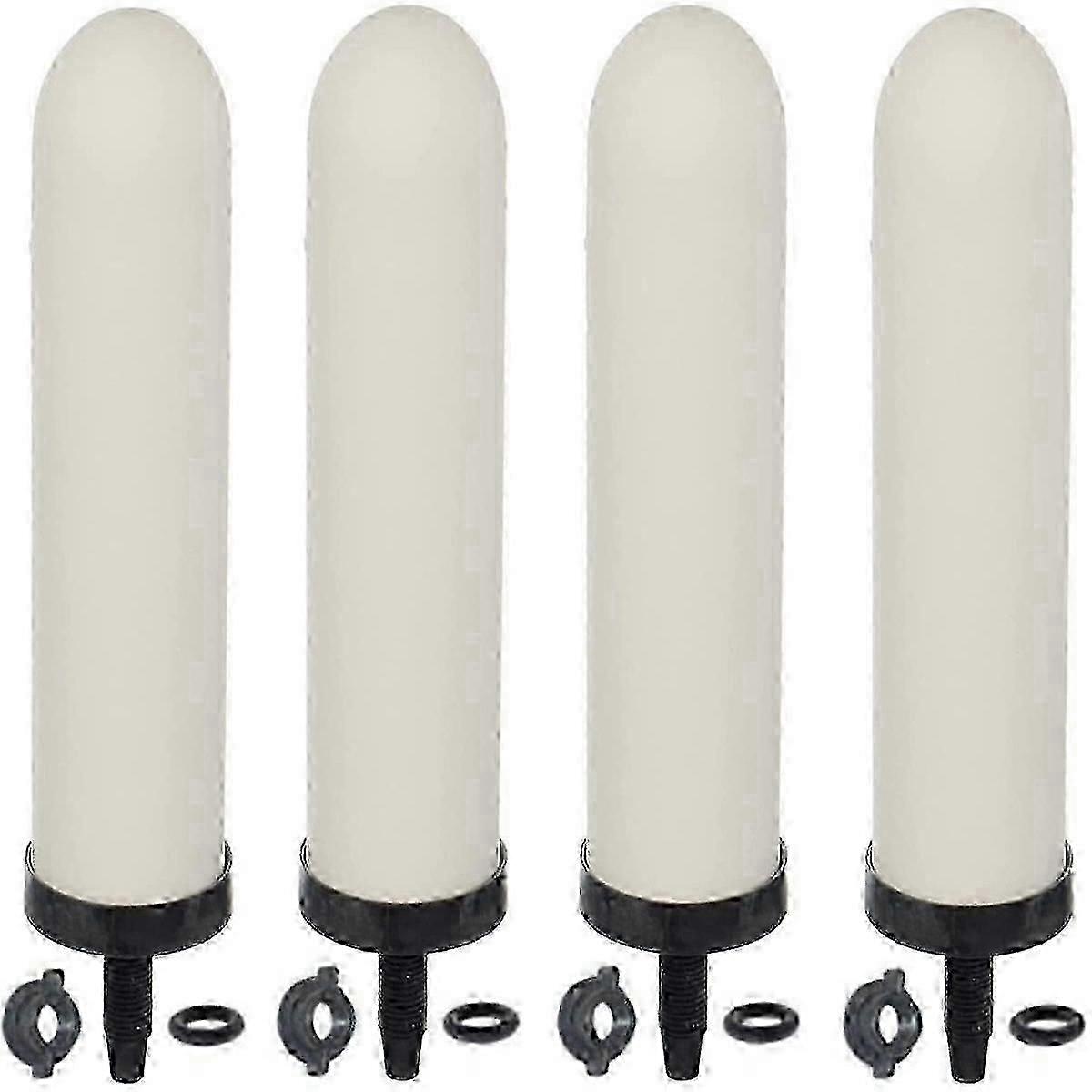 4 Pack Replacement Ceramic Water Filter for Water Filtration System