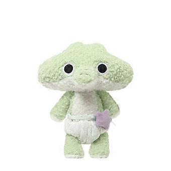 Small Dewa Crocodile Stuffed Animal Plush Toy, Cute Standing Cuddly Doll With Decor Outfit for Display & Gift