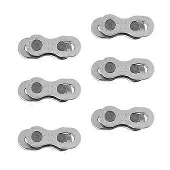 6 lot Bicycle Chain Connector Bike Reusable Quick Coupling Chain Link Clips