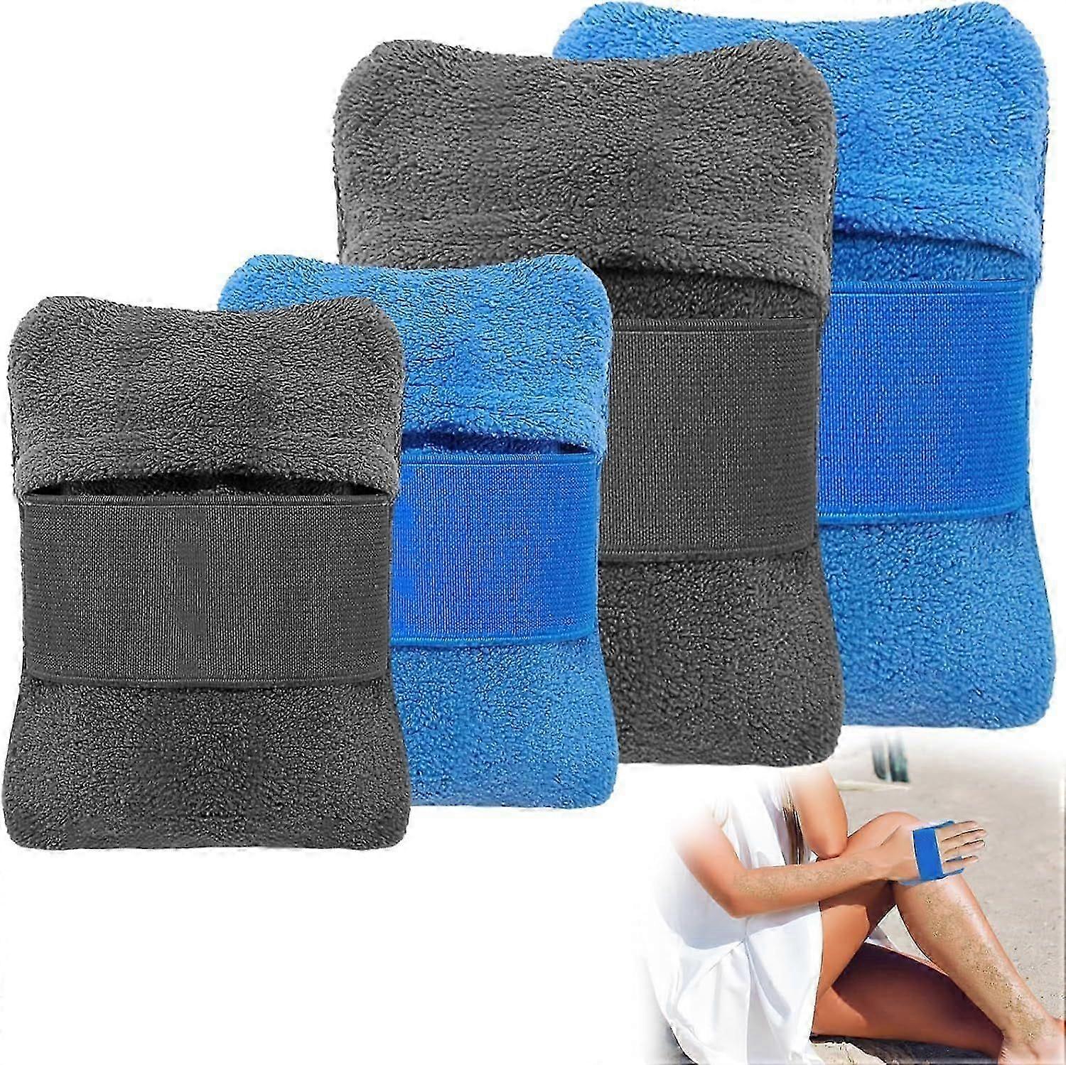 Sand Removal Towels for Beach, 2 Pack, Wipe Sand Off