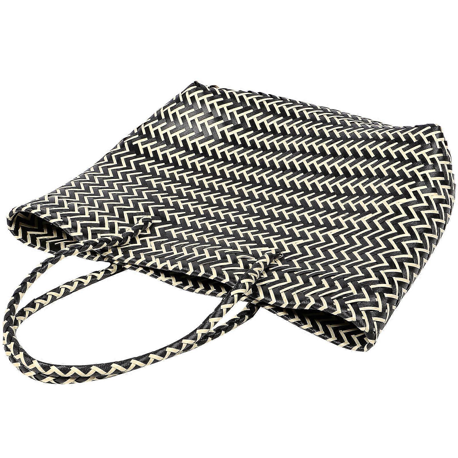 Grey Plastic Basket for Shopping and Storage with Multi-Use Functionality Sized at 51X38CM in Rectangular Shape 1Set