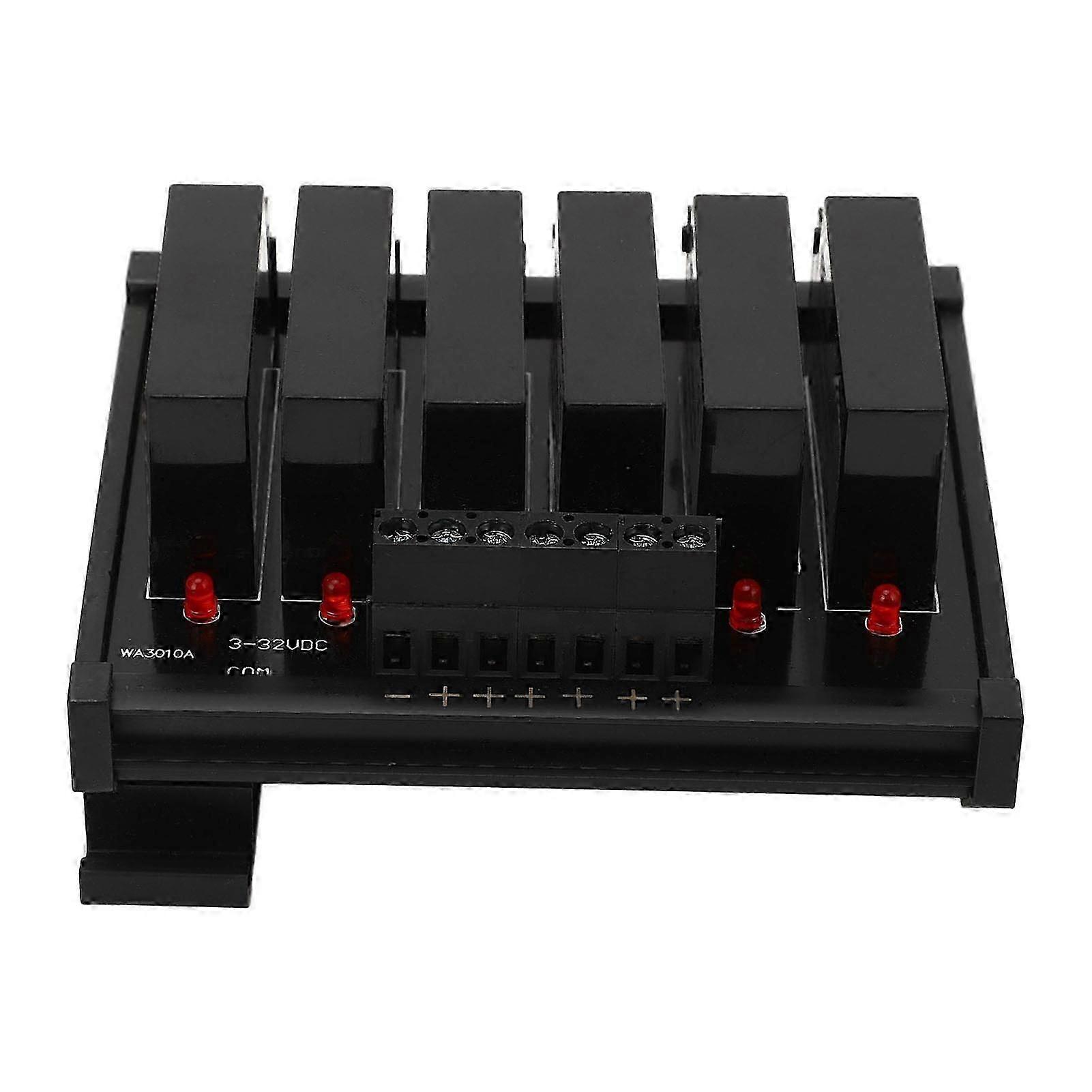 6 Channel DC to AC Solid State Relay 332VDC Input 58A 24480VAC Load Solid State Relay SSR Module