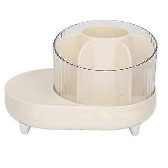 Makeup Brush Holder Case Multi Grids Rotating Cosmetic Brushes Storage Box for Pen Lipstick f74 QG