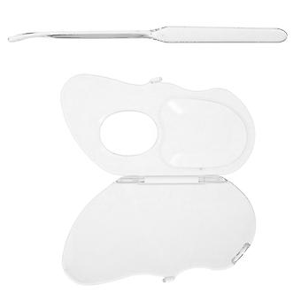 Acrylic Makeup Palette Cosmetic Mixing Tool for Nail Art 4Sets